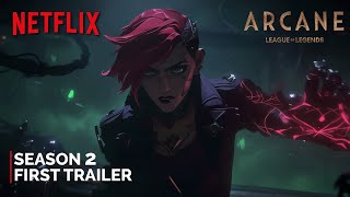 Arcane  Season 2  First Trailer  NETFLIX 4K  League of Legends 2025 [upl. by Dracir100]