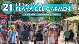 Best Things To Do in Playa Del Carmen Mexico 2024 4K [upl. by Taran]