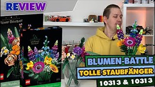 Rosen Tulpen Nelken 💐 Alle Blumen welken außer die von LEGO Blumenstrauß Vergleich 10280 vs 10313 [upl. by Kit]