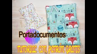 PORTADOCUMENTOS TUTORIAL PATRON GRATIS [upl. by Saffren]