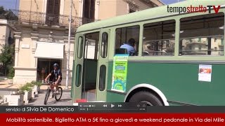 Mobilità sostenibile Biglietto ATM a 5€ fino a giovedì [upl. by Sall]