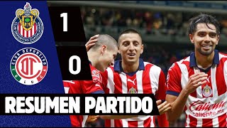 CHIVAS GANA EN CASA Y SE LLEVA VENTAJA A TOLUCA EN CUARTOS FINAL  RESUMEN GOLES [upl. by Ennahteb454]