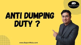 Anti Dumping Duty [upl. by Marian]