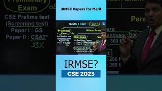 IRMSECSE 2023  IRMSE Papers for Merit Explained By B Singh Sir CMD NEXT IAS [upl. by Anirat670]