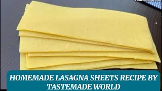 Lasagna sheets recipe without machine  how to make lasagna sheets at home  lasagna sheets recipe [upl. by Yderf]