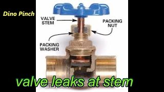 Fix Valve Leaks at Stem Shaft [upl. by Veradis]