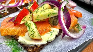 How To Make A Tasty Salmon Sandwich in Two Minutes [upl. by Aniala]