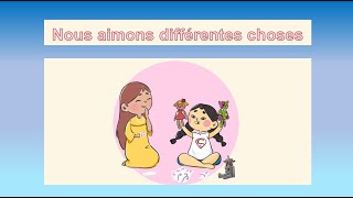 Nous aimons différentes choses  Livre Audio Gratuit  Livre enfants [upl. by Madlin]