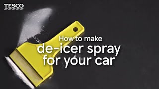 How to Make a DeIcer Spray for your Car  Tesco [upl. by Oiruam]