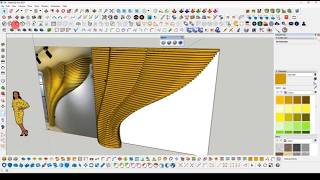 SKETCHUP TUTORIAL  MAKING COMPLE MODEL [upl. by Nimoynib]