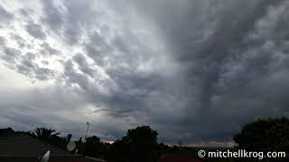 Asperitas clouds  wave clouds Undulatus Asperatus Time Lapse 4K Ultra HD [upl. by Sion]