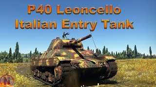 WT  P40  Italian Tank  A First Look [upl. by Switzer]