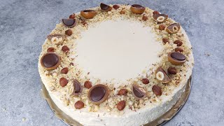 TOFFIFEE Torte ohne backen  Rezept  Kuchen  Dessert [upl. by Frymire]