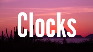 Coldplay  Clocks Lyrics [upl. by Naresh]