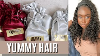 YUMMY HAIR EXTENSIONS CAMBODIAN CURLY WAVE  CAMBODIAN NATURAL WAVE  CAMBODIAN WAVY ELEGANCE [upl. by Dduj770]