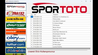 36Hafta Yapay Zeka Spor Toto Tahminleri [upl. by Nnaassilem]