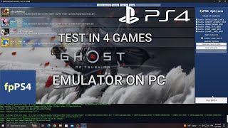 FpPs4 Ps4 Emulador  Test fpPS4  Emulador de Ps4 en Pc 💻 Como Descargar FpPS4 001  Laucher [upl. by Akimak]