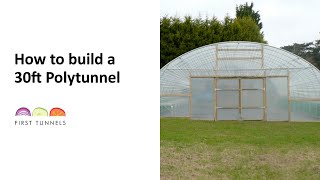 How To Build a 30ft Polytunnel  Introduction  M3001 [upl. by Chaker]