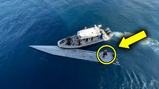 Coast Guard Intercepts Strange Blue Boat  Then They Take A Look Inside [upl. by Filemon144]