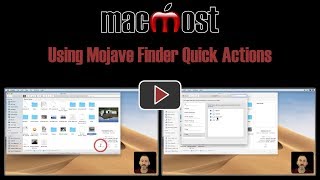 Using Mojave Finder Quick Actions 1758 [upl. by Ambrosi938]