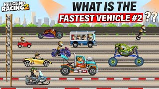 The FASTEST VEHICLE in Hill Climb Racing 2 DRAG RACING 2  GamePlay [upl. by Sherlocke]