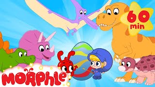 Dinosaur Easter Eggs  Learn Colors with Morphle  Cartoons for Kids  Morphle TV [upl. by Aserehc262]