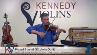 Ricard Bunnel G2 Violin Outfit by Kennedy Violins [upl. by Akinihs461]