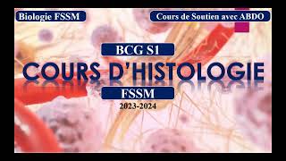 Cours Histologie BCG S1 FSSM  Introduction [upl. by Anahgem960]