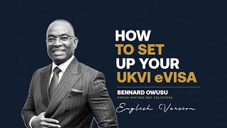 How to set up your UKVI eVisa Account English Version [upl. by Tavia]