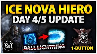 PoE 324 Kitavas Ice Nova of Frostbolt 1Button SWAP amp Defensive Rework Day 45 Update [upl. by Namien]