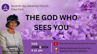 Sab June 8 2024  Womens Emphasis Day  The God who Sees You  Elder Venese Francis [upl. by Per]