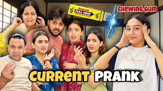 Shock Current in Bubble Gum Prank On My Family 😱 Extreme Prank 😈 Rabia Faisal  Sistrology [upl. by Cock]