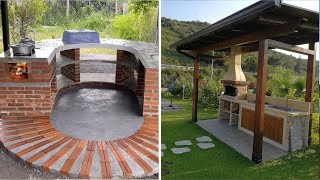 40 Diseños de ASADORES de LADRILLO para patios y balcones [upl. by Nelon]