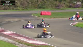 Iame BENELUX Round 4  Junior Final A [upl. by Avrenim]