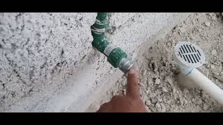 instalación o diseño de tubería de una baño regadera lavabo y wc [upl. by Eihtak982]