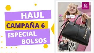 Haul Campaña 6 Esika Lbel y Cyzone  BOLSOS y CARTERAS [upl. by Ainessey]