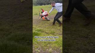 Switching between petrol amp electric bikes proves tricky for a 5 year old mx motovlog viralshort [upl. by Lletram899]