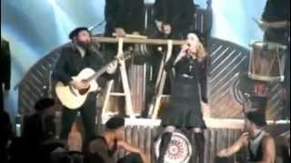 Madonna dedicates quotMasterpiecequot to Lady Gaga in Atlantic City [upl. by Ennaitsirk]