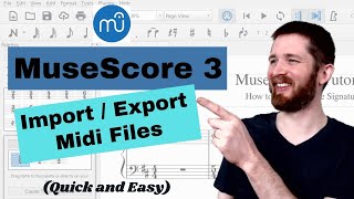 Convert Midi into Sheet Music for Free How to Import Midi into MuseScore 3 Download Midi [upl. by Ynez792]