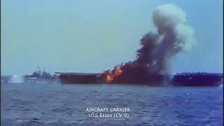 Kamikaze Attack 1944 color restoration video [upl. by Phaidra49]