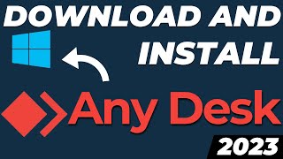 How to download and install Anydesk on Windows 10  11 2024 tutorial [upl. by Hanson353]