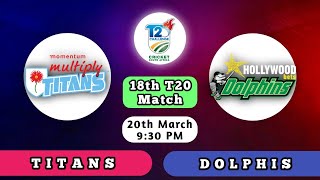 Dolphins Vs Titans  DOL v TIT  CSA T20 Challenge Live Score Streaming amp Updates 2024 [upl. by Belicia598]