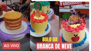 Bolo da branca de neve passo a passo em chantilly [upl. by Zeeba]