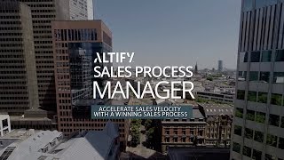 Altify  Sales Process Manager [upl. by Lyrahc]