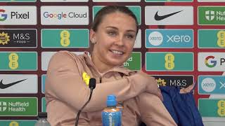 Niamh Charles prematch press conference  England v Belgium  Nations League [upl. by Farris]