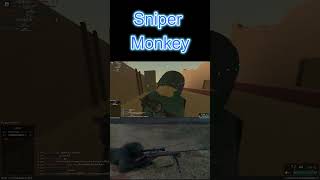 Sniper Monkey phantomforces roblox robloxshorts [upl. by Maddalena925]