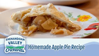 Homemade Apple Pie Recipe [upl. by Blatman605]