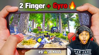 ACCURACY HANDCAM 2 FINGER  FULL GYROSCOPE EXPERT Gaming BEST Moments in PUBG Mobile [upl. by Teddie747]