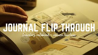 33 traveler’s notebook flip through vol 14 [upl. by Cumings818]