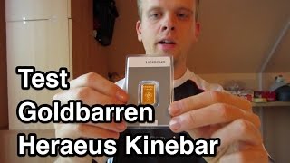 Test Heraeus Goldbarren  Goldbarren Kaufen  Heraeus Gold  Gold kaufen  Goldbarren kaufen [upl. by Adnalor]